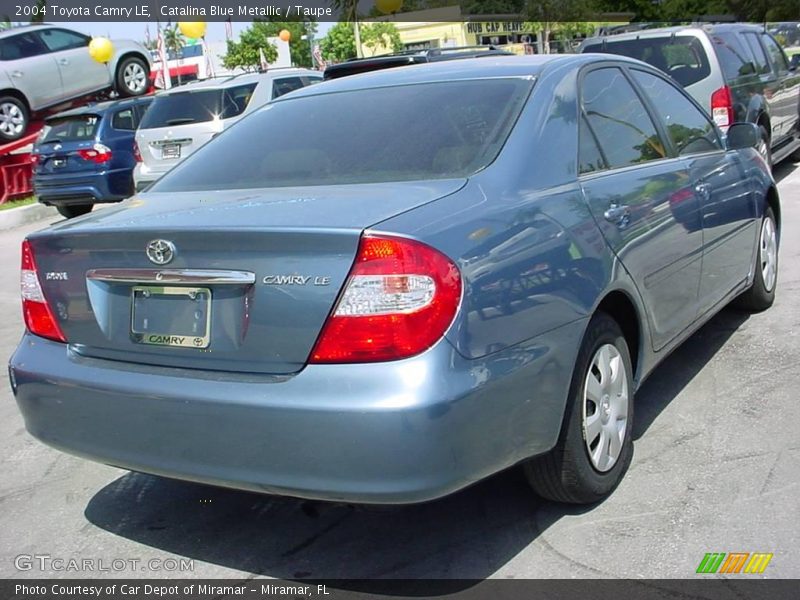 Catalina Blue Metallic / Taupe 2004 Toyota Camry LE