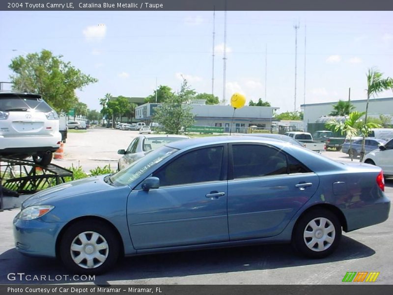 Catalina Blue Metallic / Taupe 2004 Toyota Camry LE