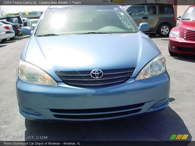 Catalina Blue Metallic / Taupe 2004 Toyota Camry LE