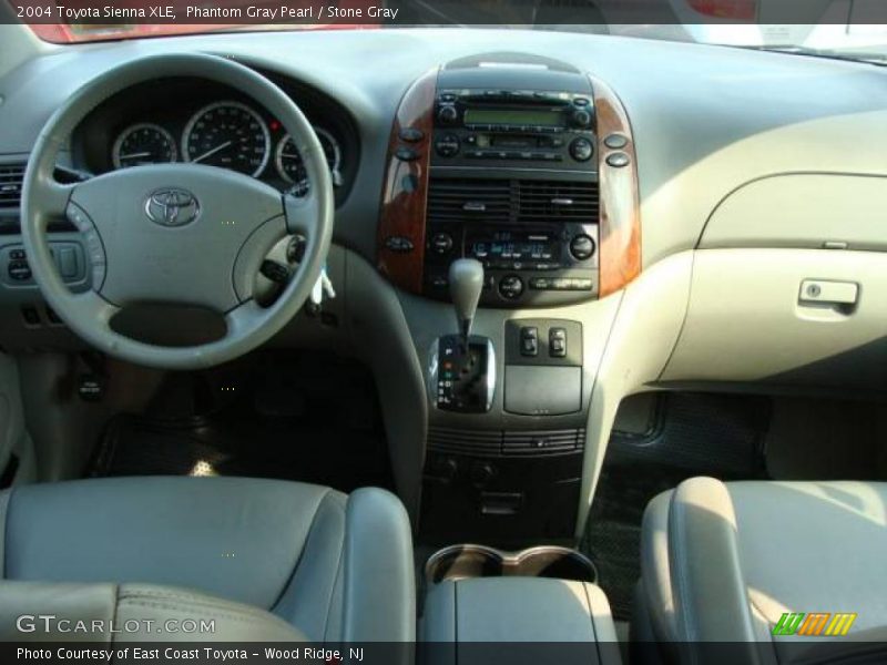 Phantom Gray Pearl / Stone Gray 2004 Toyota Sienna XLE