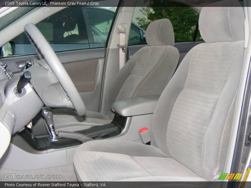 Phantom Gray Pearl / Gray 2005 Toyota Camry LE