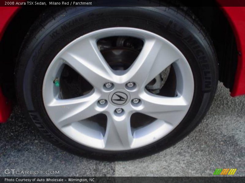Milano Red / Parchment 2008 Acura TSX Sedan