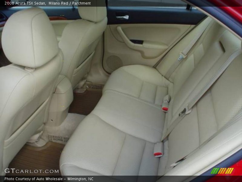 Milano Red / Parchment 2008 Acura TSX Sedan