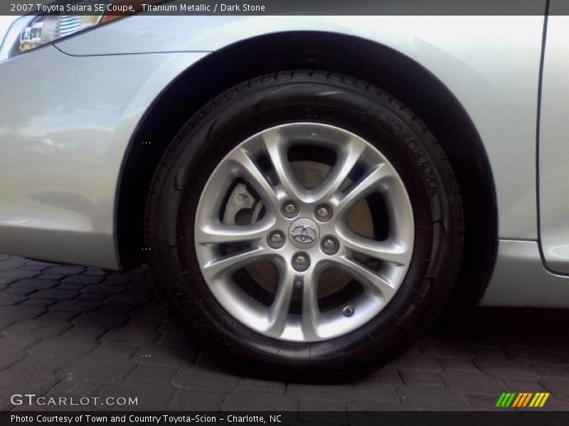 Titanium Metallic / Dark Stone 2007 Toyota Solara SE Coupe