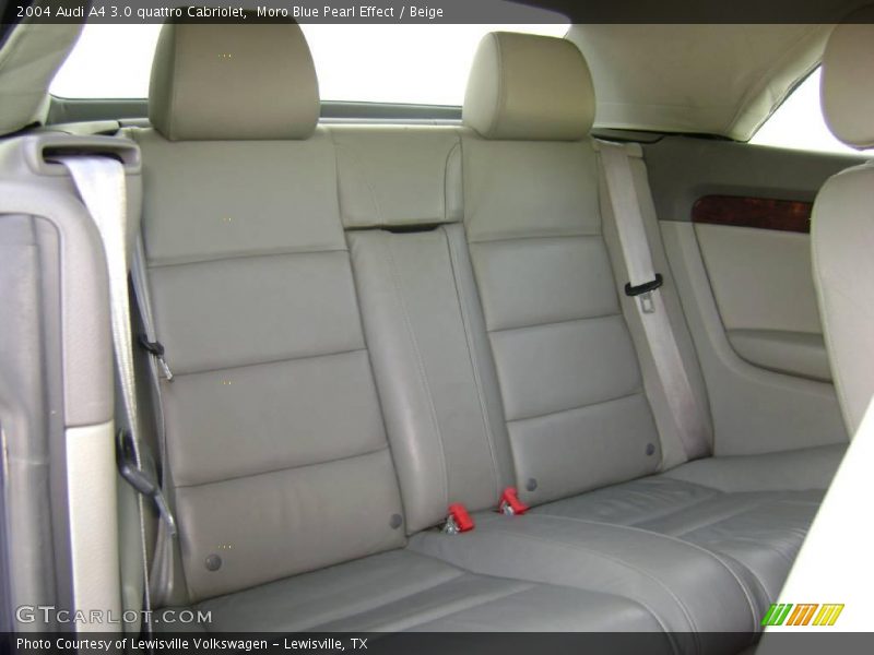 Moro Blue Pearl Effect / Beige 2004 Audi A4 3.0 quattro Cabriolet