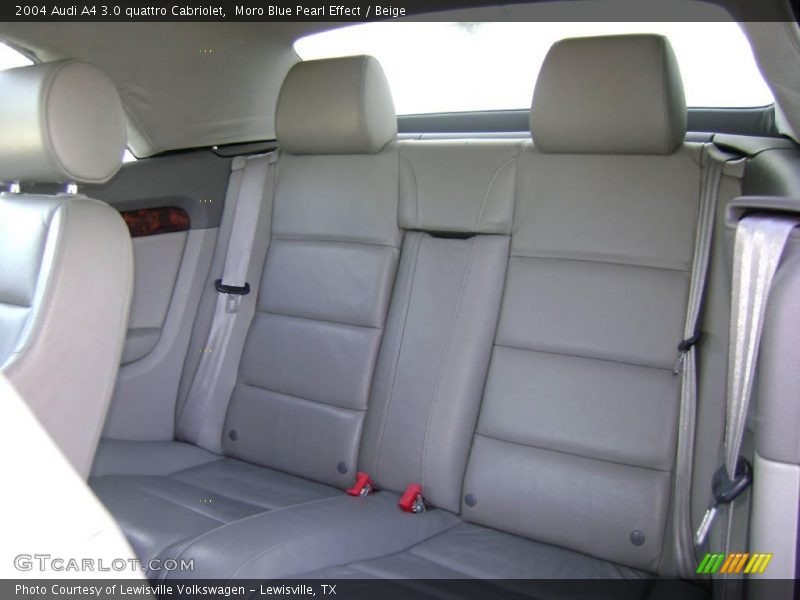 Moro Blue Pearl Effect / Beige 2004 Audi A4 3.0 quattro Cabriolet