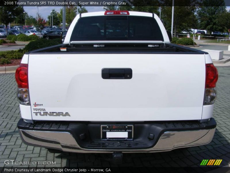 Super White / Graphite Gray 2008 Toyota Tundra SR5 TRD Double Cab