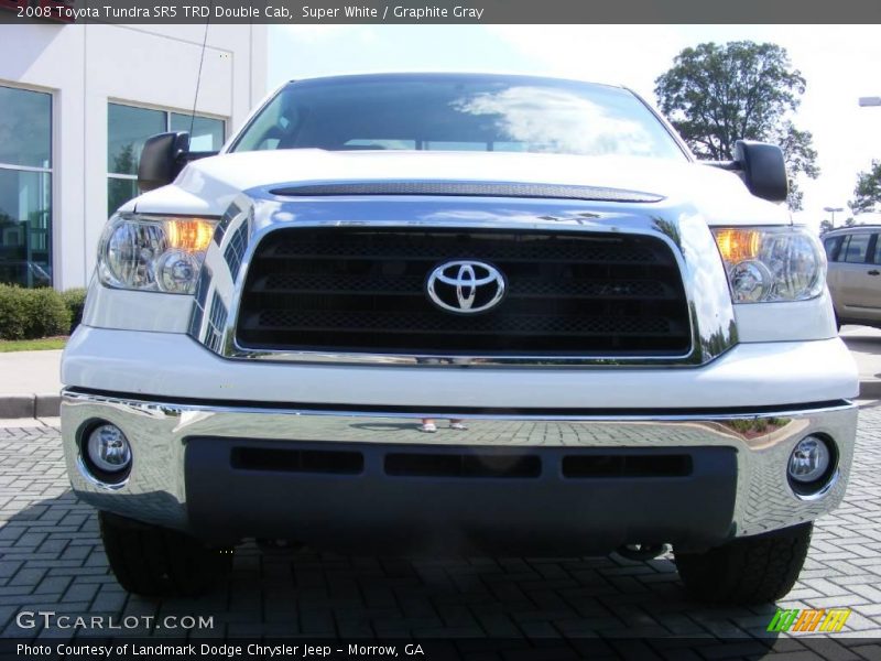 Super White / Graphite Gray 2008 Toyota Tundra SR5 TRD Double Cab