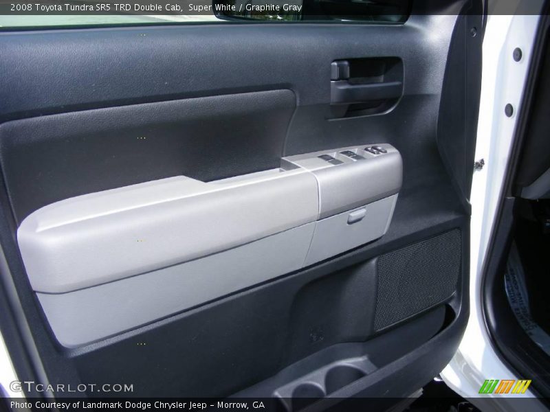 Super White / Graphite Gray 2008 Toyota Tundra SR5 TRD Double Cab