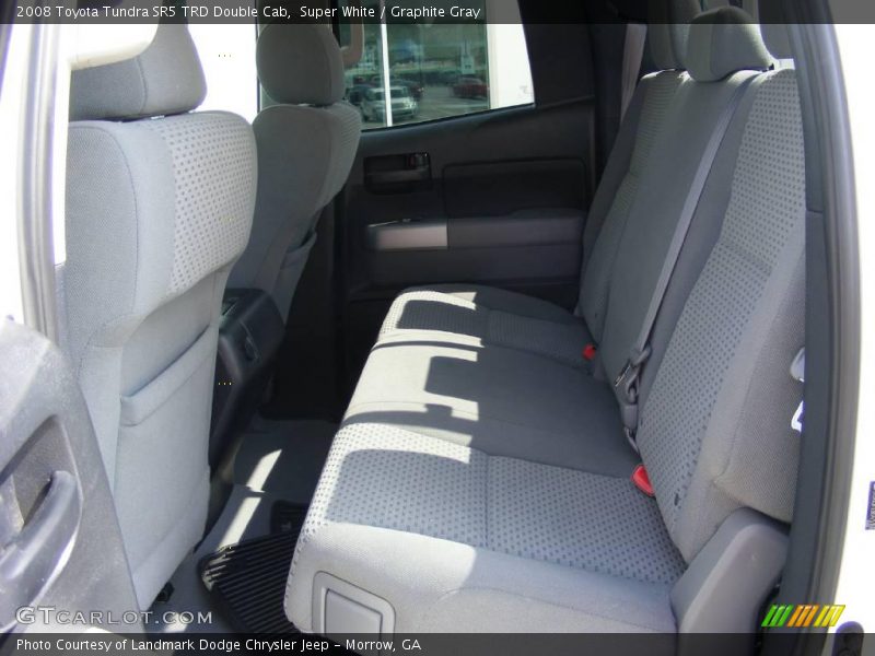 Super White / Graphite Gray 2008 Toyota Tundra SR5 TRD Double Cab