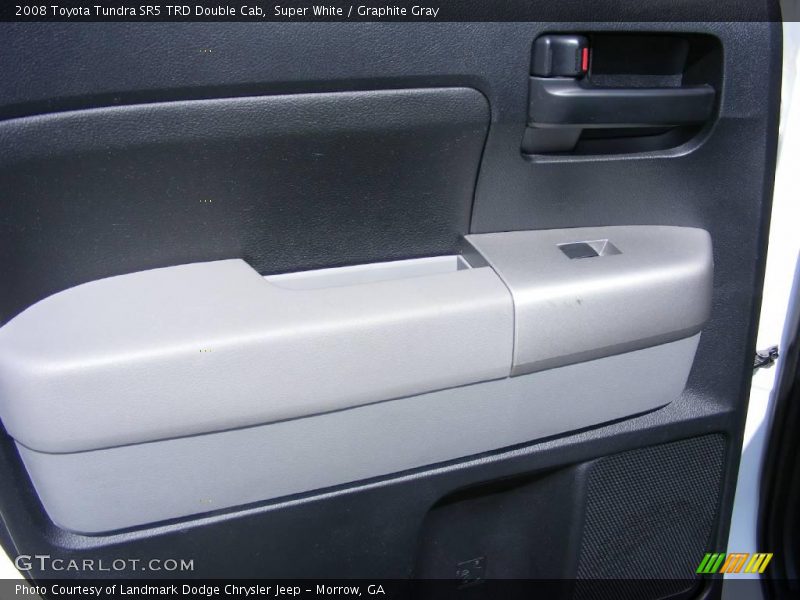 Super White / Graphite Gray 2008 Toyota Tundra SR5 TRD Double Cab