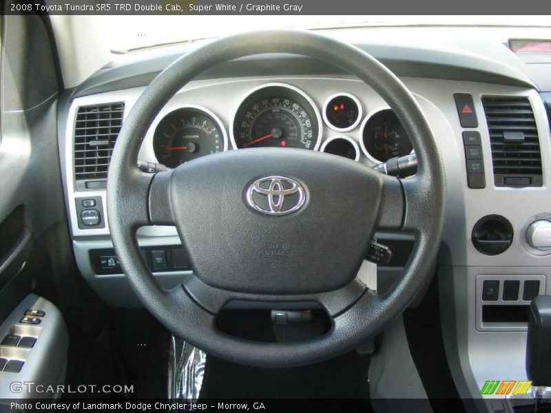 Super White / Graphite Gray 2008 Toyota Tundra SR5 TRD Double Cab