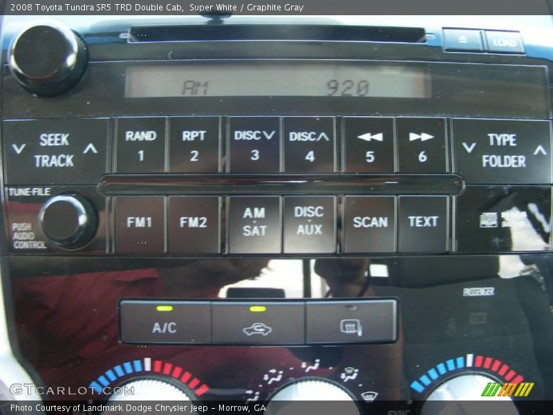 Super White / Graphite Gray 2008 Toyota Tundra SR5 TRD Double Cab