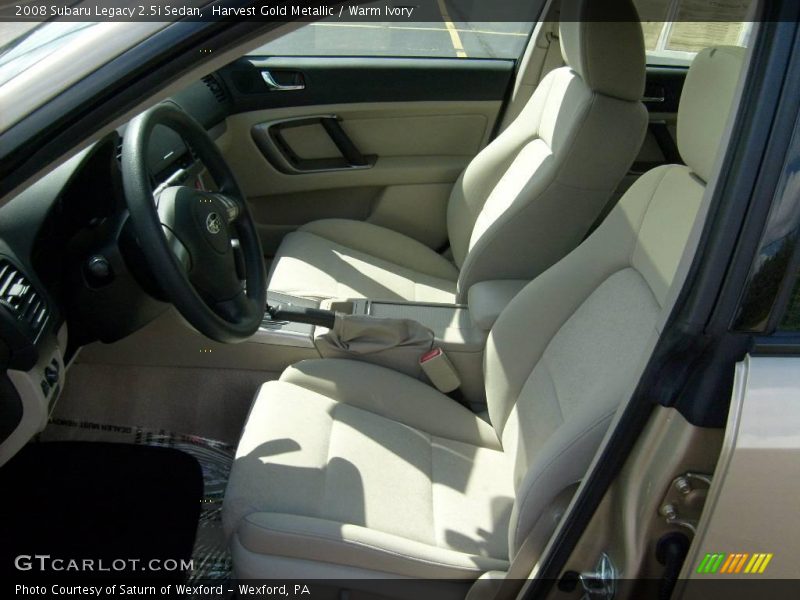 Harvest Gold Metallic / Warm Ivory 2008 Subaru Legacy 2.5i Sedan