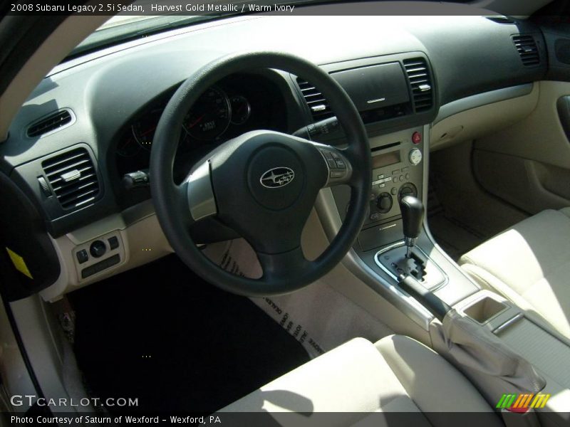 Harvest Gold Metallic / Warm Ivory 2008 Subaru Legacy 2.5i Sedan