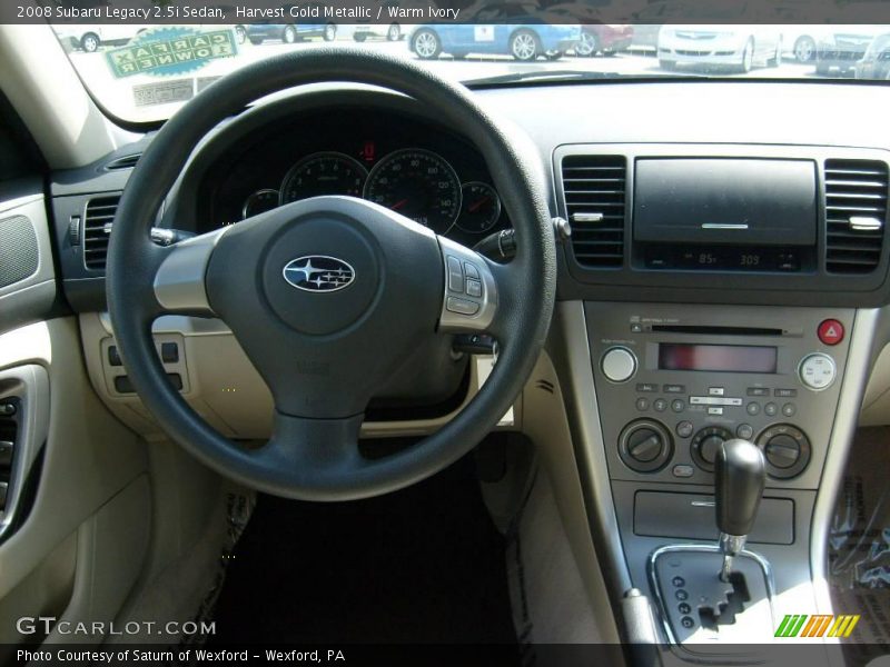 Harvest Gold Metallic / Warm Ivory 2008 Subaru Legacy 2.5i Sedan