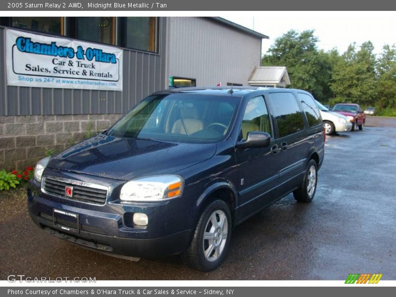 Midnight Blue Metallic / Tan 2005 Saturn Relay 2 AWD