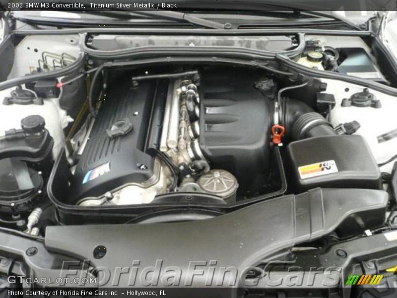 Titanium Silver Metallic / Black 2002 BMW M3 Convertible