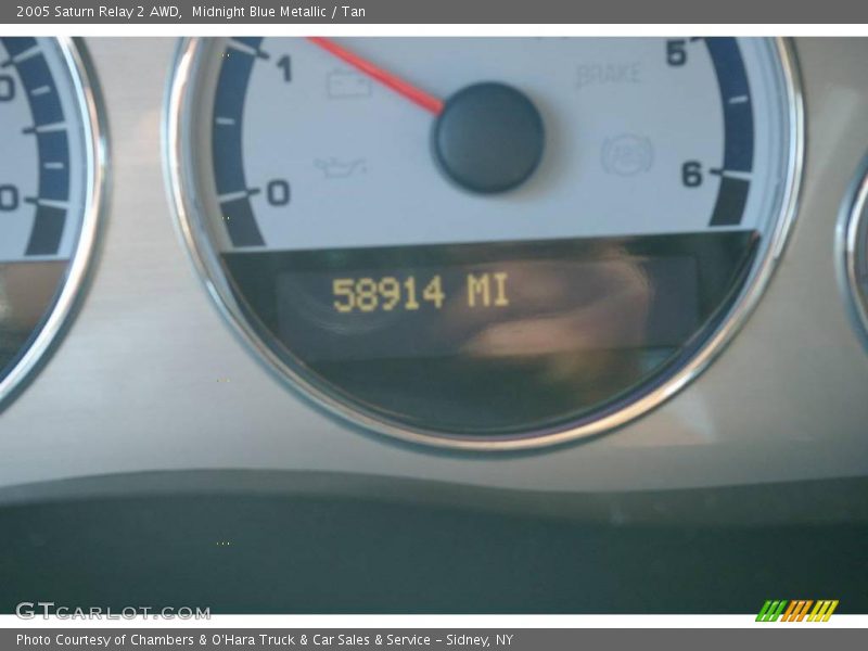 Midnight Blue Metallic / Tan 2005 Saturn Relay 2 AWD