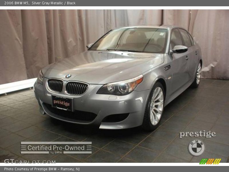 Silver Gray Metallic / Black 2006 BMW M5