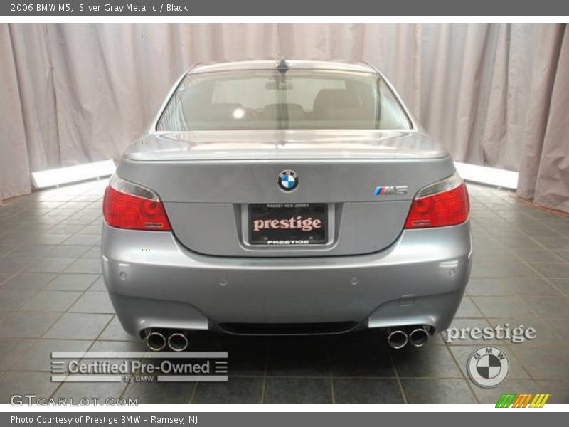 Silver Gray Metallic / Black 2006 BMW M5