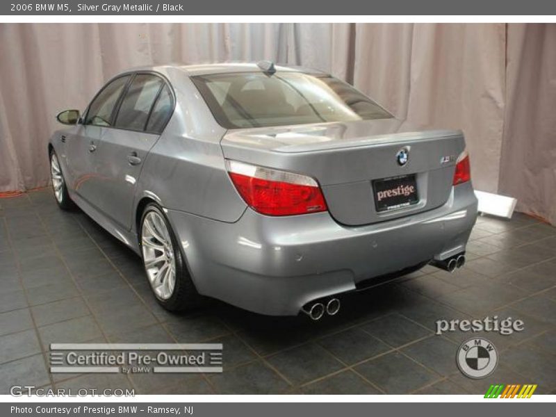 Silver Gray Metallic / Black 2006 BMW M5