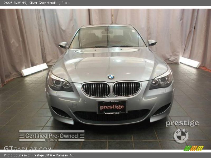 Silver Gray Metallic / Black 2006 BMW M5