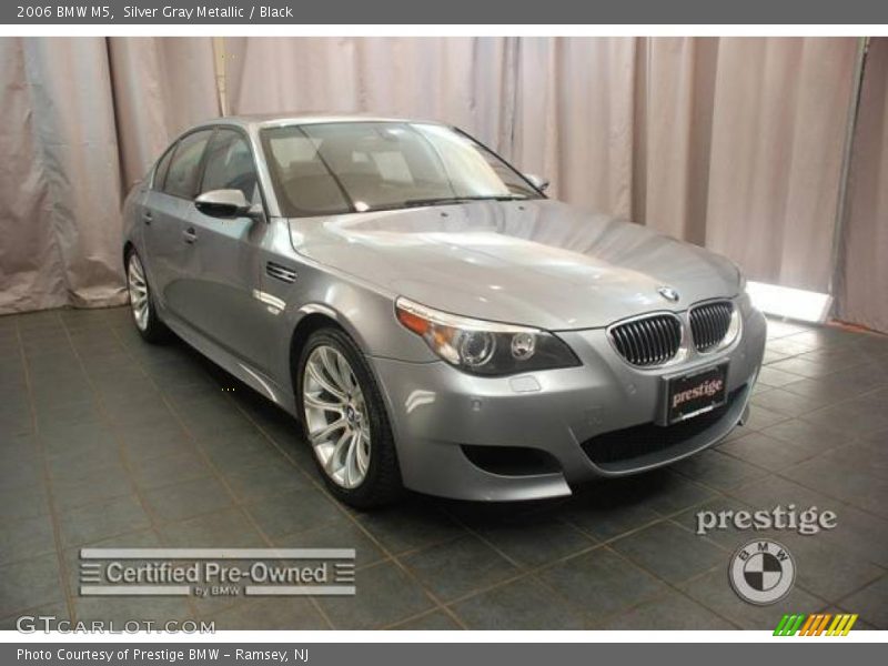 Silver Gray Metallic / Black 2006 BMW M5
