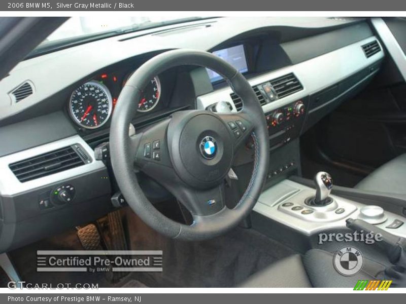 Silver Gray Metallic / Black 2006 BMW M5