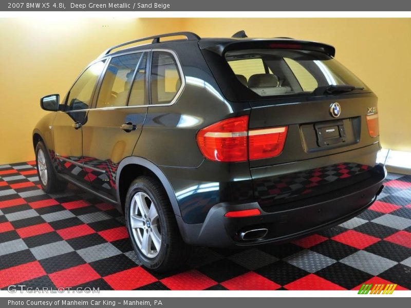 Deep Green Metallic / Sand Beige 2007 BMW X5 4.8i