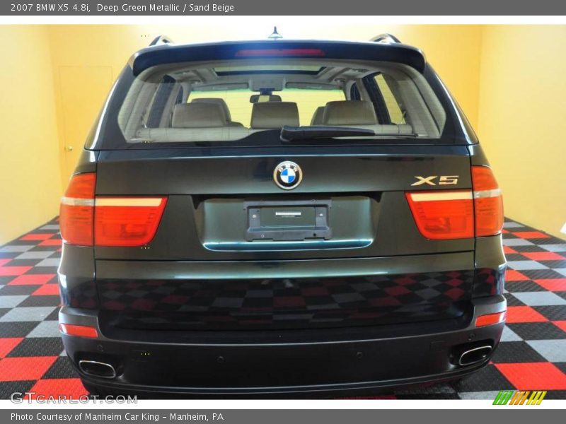 Deep Green Metallic / Sand Beige 2007 BMW X5 4.8i