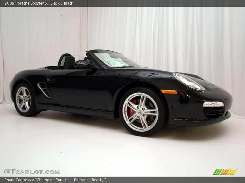 Black / Black 2009 Porsche Boxster S