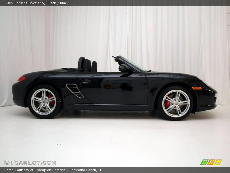 Black / Black 2009 Porsche Boxster S