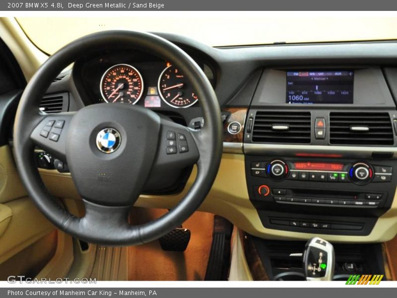 Deep Green Metallic / Sand Beige 2007 BMW X5 4.8i