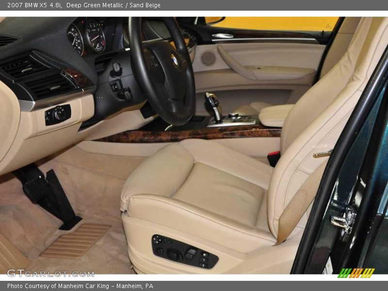 Deep Green Metallic / Sand Beige 2007 BMW X5 4.8i