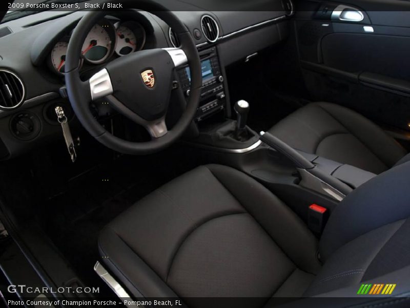 Black / Black 2009 Porsche Boxster S