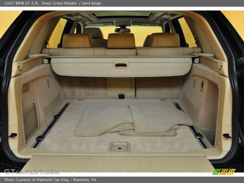 Deep Green Metallic / Sand Beige 2007 BMW X5 4.8i