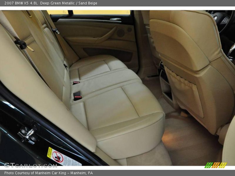 Deep Green Metallic / Sand Beige 2007 BMW X5 4.8i