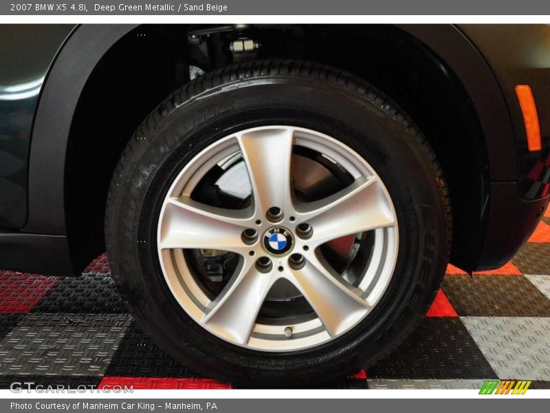 Deep Green Metallic / Sand Beige 2007 BMW X5 4.8i