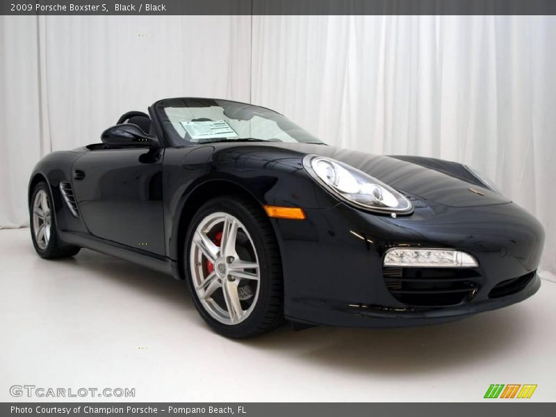 Black / Black 2009 Porsche Boxster S