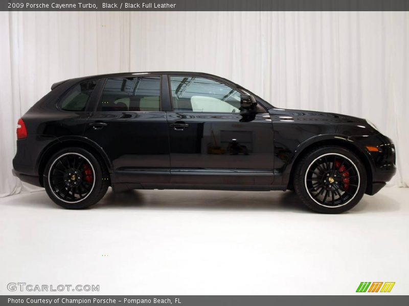 Black / Black Full Leather 2009 Porsche Cayenne Turbo