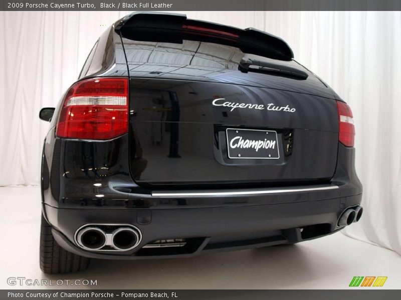 Black / Black Full Leather 2009 Porsche Cayenne Turbo