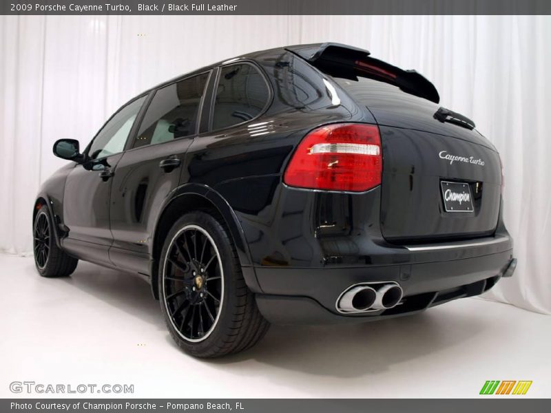 Black / Black Full Leather 2009 Porsche Cayenne Turbo