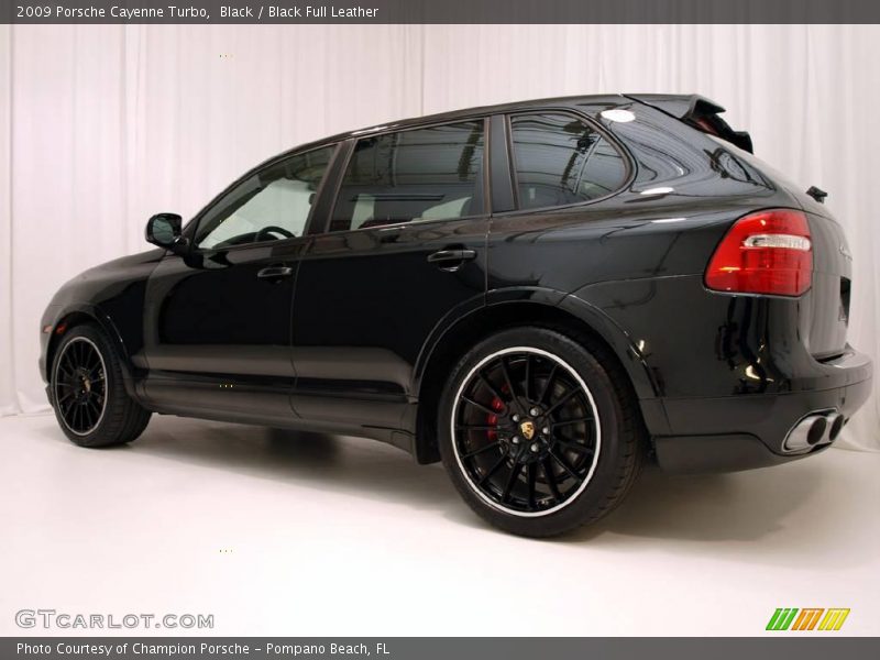 Black / Black Full Leather 2009 Porsche Cayenne Turbo