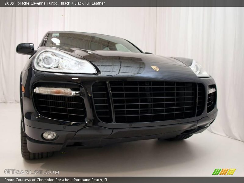 Black / Black Full Leather 2009 Porsche Cayenne Turbo
