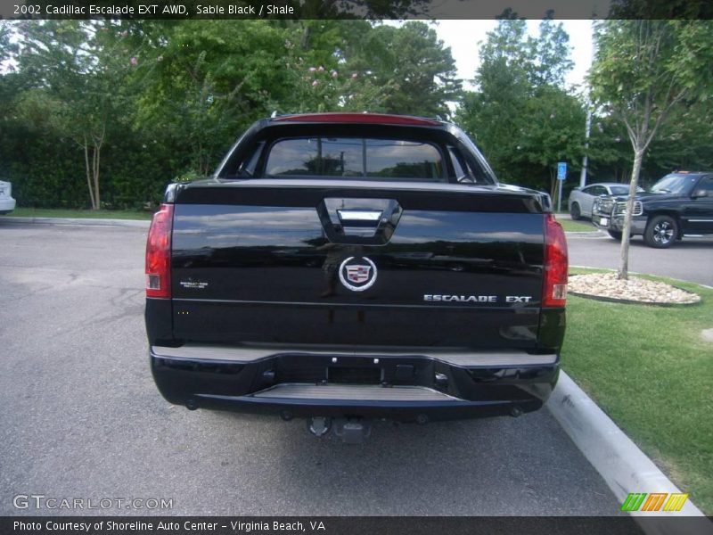 Sable Black / Shale 2002 Cadillac Escalade EXT AWD
