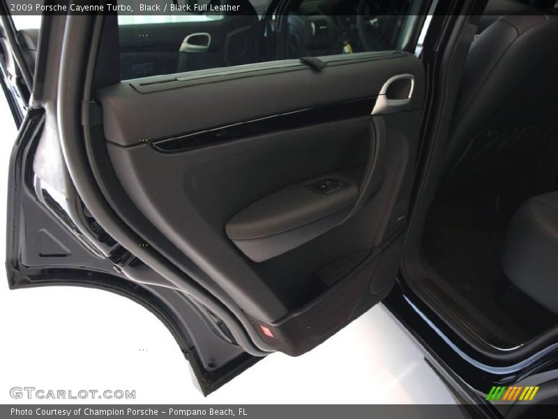 Black / Black Full Leather 2009 Porsche Cayenne Turbo