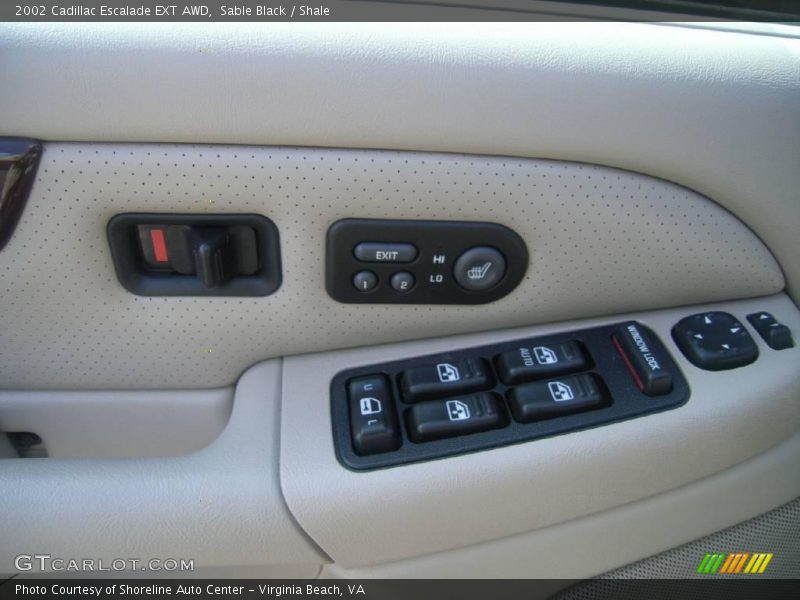 Sable Black / Shale 2002 Cadillac Escalade EXT AWD