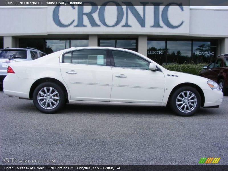 White Opal / Titanium 2009 Buick Lucerne CX