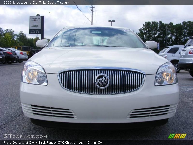 White Opal / Titanium 2009 Buick Lucerne CX